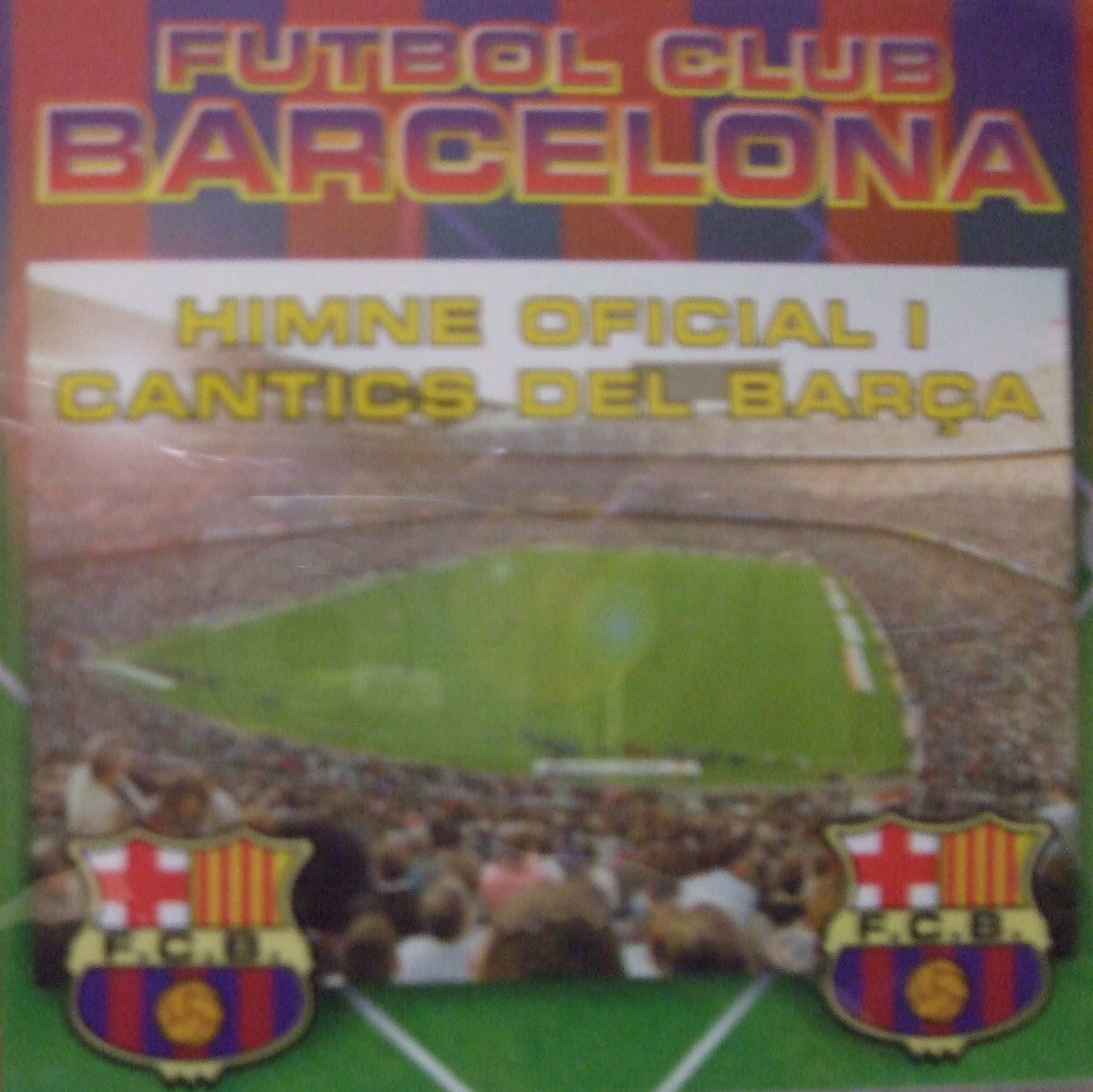 Sports Goods Mania 現地入手 中古 美品 ラ リーガ１部 ｆｃバルセロナ公式アンセム チャント集 Futbol Club Barcelona Himne Oficial I Cantics Del Barca ｃｄアルバム